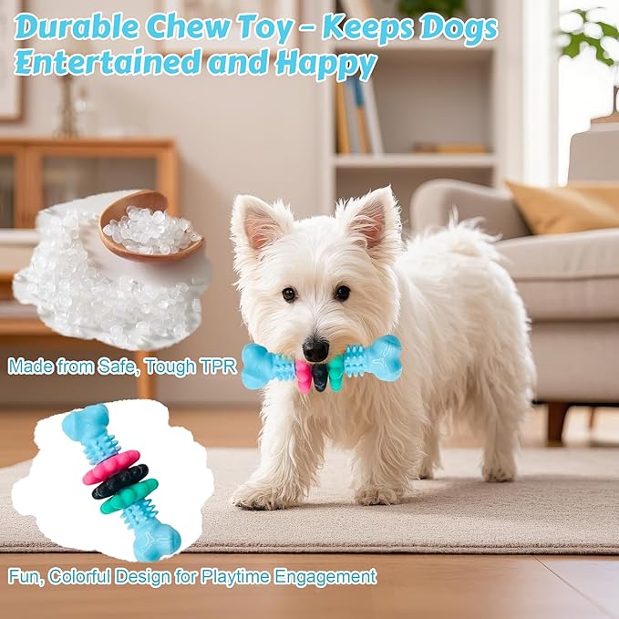 Puppy Chew Toys for Teething, Durable Dog Chew Toy for Aggressive Chewers - Image 3