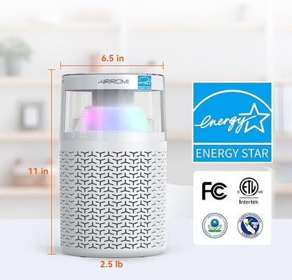 AIRROMI Air Purifiers for Bedroom Home, Activated Carbon Filter Cleaner - Image 7