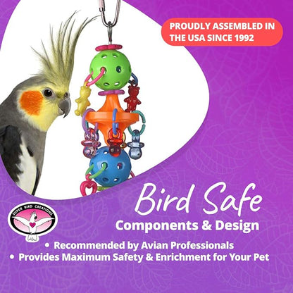 Super Bird Creations SB1083 Binky Bop Bird Toy - Image 4