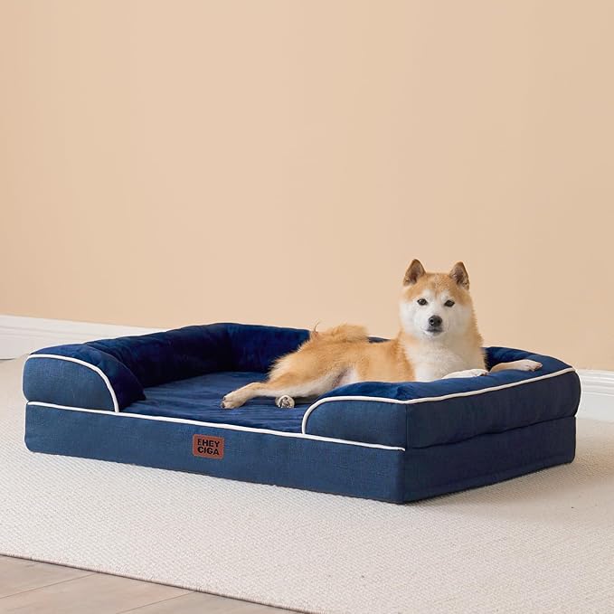 EHEYCIGA Orthopedic Dog Bed for Medium Dogs, Waterproof Memory Foam Medium Dog - Image 8