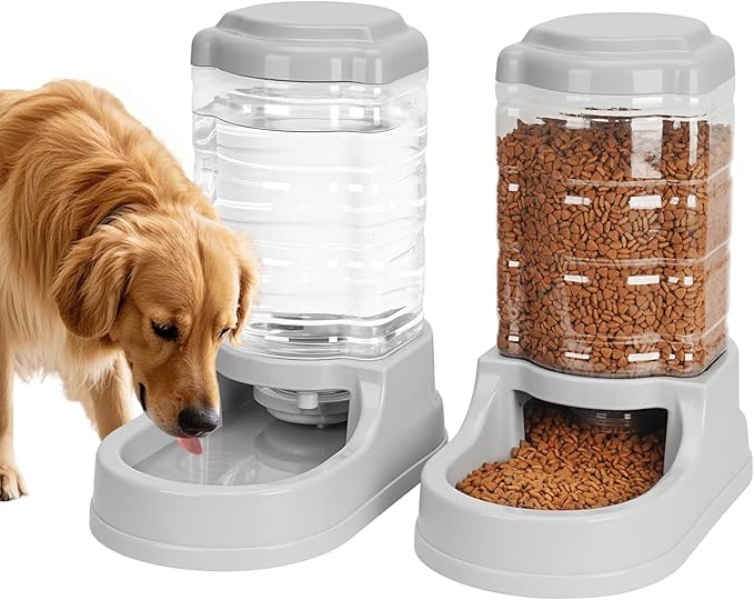 Kenond 9.5L Dog Feeders and Water Bowl Set by Kenond