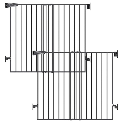 Babelio Baby Gate for Stairs, Kitchen & Doorways, No Bottom Bar| Easy Install| by BABELIO