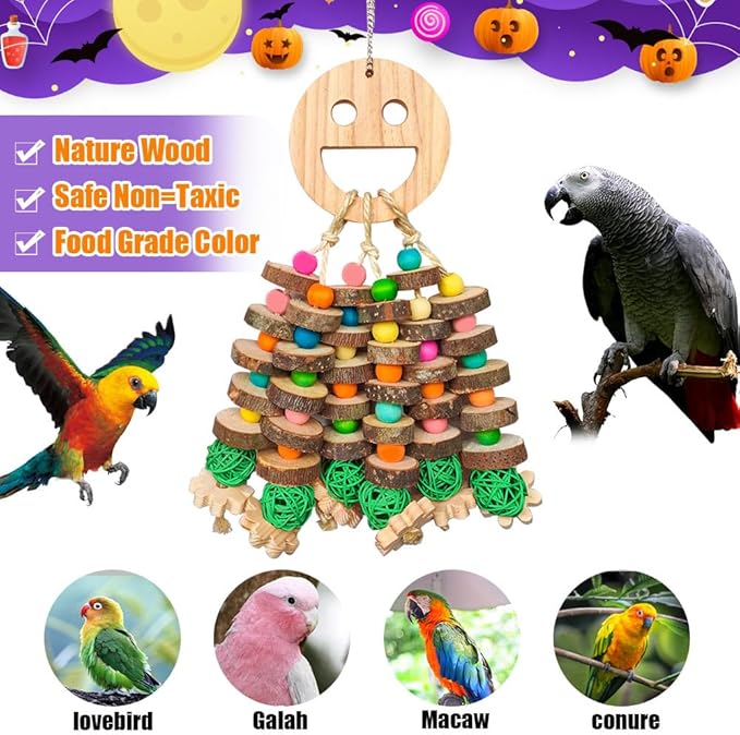 Large Parrot Toys, African Grey and Large Medium Birds - Image 5