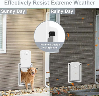 Dog Door for Wall, Steel Dog Door - Image 3