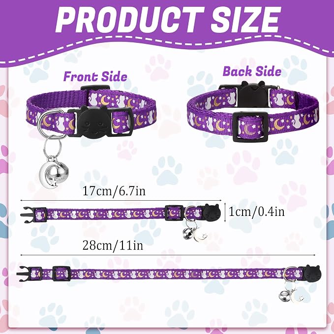 10Pcs Breakaway Cat Collars - Image 2