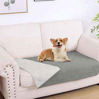hyha Waterproof Dog Blanket, Reversible Pet Bed Blanket, Soft Sofa Couch Cover by hyha