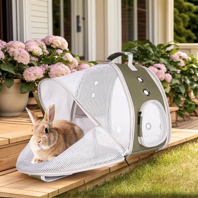 Back Expandable Backpack for Small Animals, Portable Travel Bag Breathable Pet - Image 6
