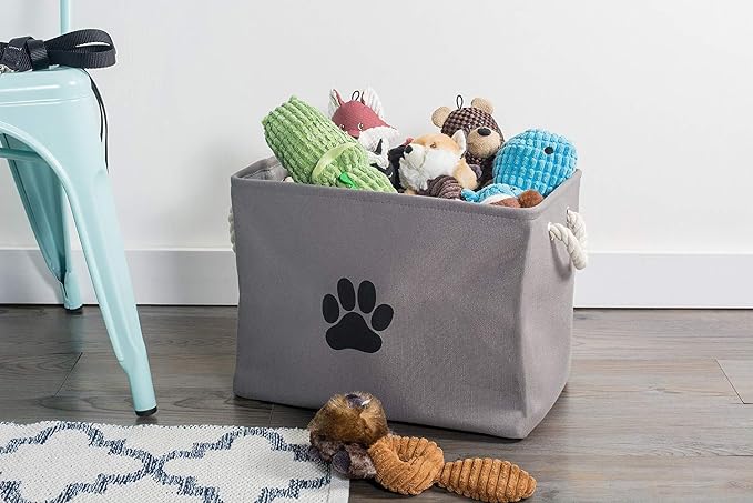 Bone Dry Pet Storage Collection Collapsible Bin, Small Rectangle - Image 5
