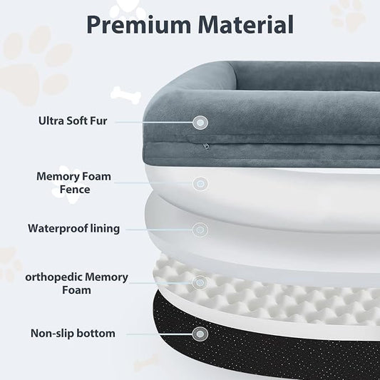 WNPETHOME Human Dog Bed for Adult, Washable Dog Couch - Image 2
