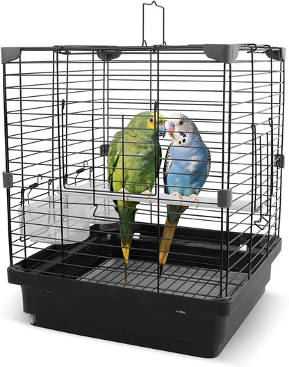 Small Bird Cage for Parakeets, Budgies & Canaries and More Small Birds by COKUUCO