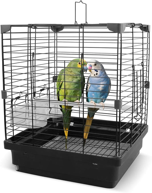 Small Bird Cage for Parakeets, Budgies & Canaries and More Small Birds by COKUUCO