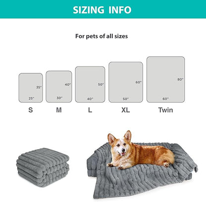 Waterproof Dog Blanket for Bed, Luxury Plush Washable Large Dogs Blankets for - Image 6