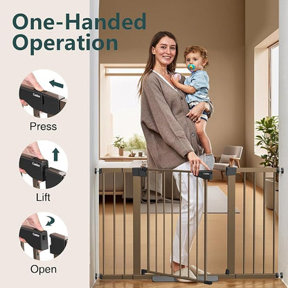 Cumbor 2 Pack 29.7"-51.5" Extra Wide Baby Gate - Image 7