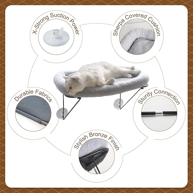 Zakkart Cat Window Perch - Image 3