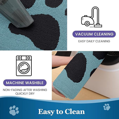 Buganda Dog Door Mat for Muddy Paws, Absorbent Dirt Trapper Washable Indoor - Image 7