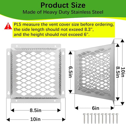 Dryer Vent Bird Guard, Dryer Vent Cover Guard - Image 2