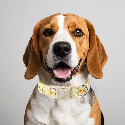 Sunflower Dog Collar, Adjustable Cute Dog Collars - Image 2