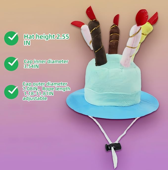 Cute Pet Party Hat for Dogs&Cats - Image 2
