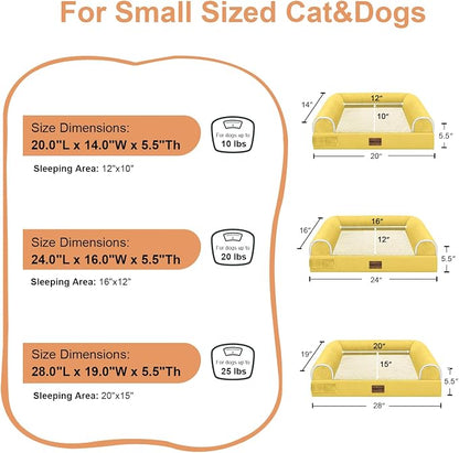Small Dog Bed Orthopedic Washable: Beds Bolster Small Sized Dogs Bed Egg Crate - Image 6