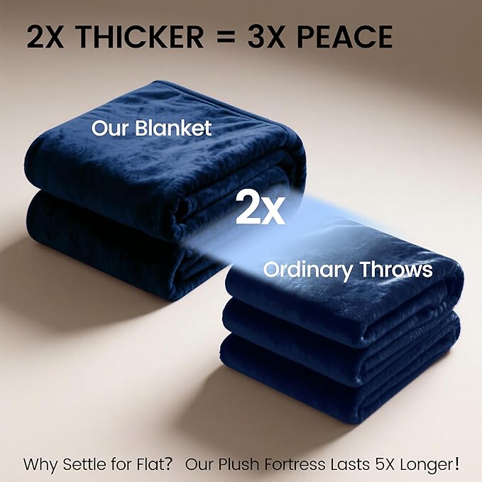 gogobunny Waterproof Bed Blanket, Reversible Sherpa Fleece Throw Blanket - Image 6
