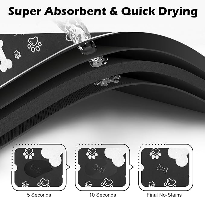 Pet Feeding Mat, Rapid Absorbent Mats - Image 2