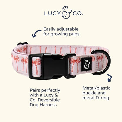 Lucy & Co. Ballet Bows Dog Collar - Image 2