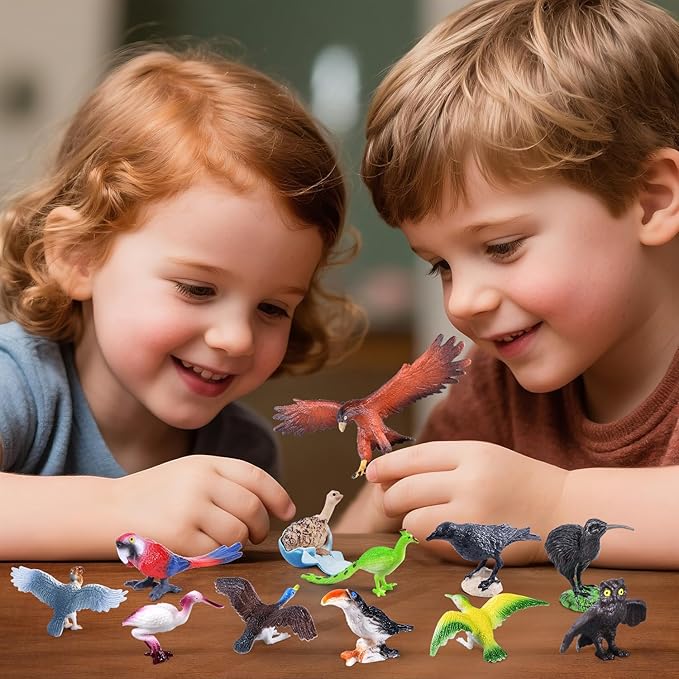 SIENON 23Pcs Birds Toys Playset - Image 3