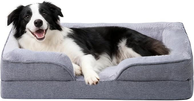 Makigued Orthopedic Dog Bed for Medium Dogs Egg Crate Foam Pet Sofa by Makigued