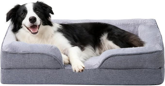 Makigued Orthopedic Dog Bed for Medium Dogs Egg Crate Foam Pet Sofa by Makigued
