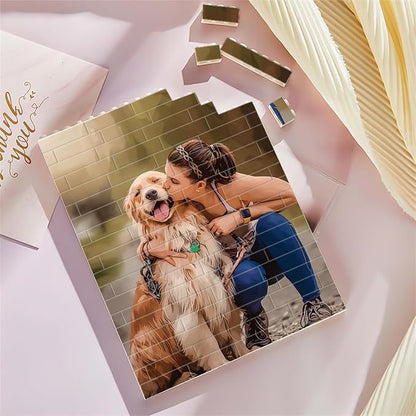 NAZENTI Custom Pet Memorial Photo Building Block gifts - Image 2