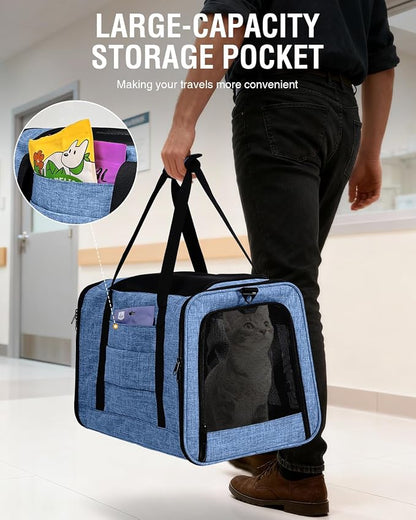 PETUX Large Pet Carrier for Large Cats ＆ Small Dogs - Image 8