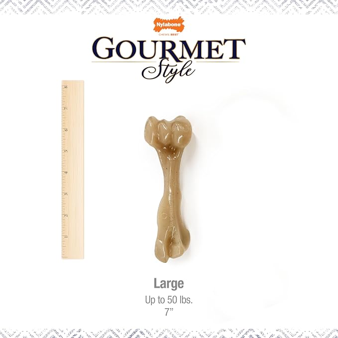 Nylabone Gourmet Style Femur Bone Strong Chew Toy - Image 5