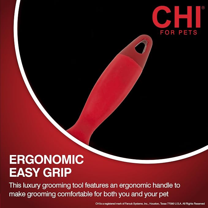CHI for Dogs Rubber Fur Accumulator Brush, Dog Grooming Tool for Removing Loose - Image 6