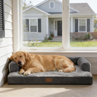 Orthopedic XXL Dog Beds, Waterproof Egg Crate Foam Big Pet Bed - Image 8