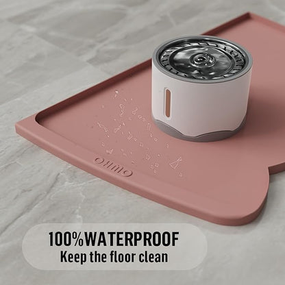 OHMO Dog Food Mat w/Residue Collection Pocket Silicone Pet Feeding Mat - Image 6