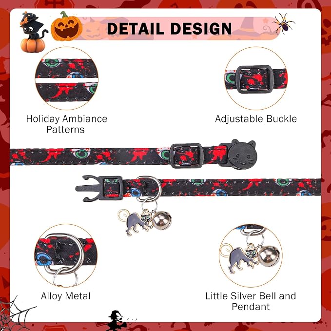 SCENEREAL Halloween Cat Collar - Image 4