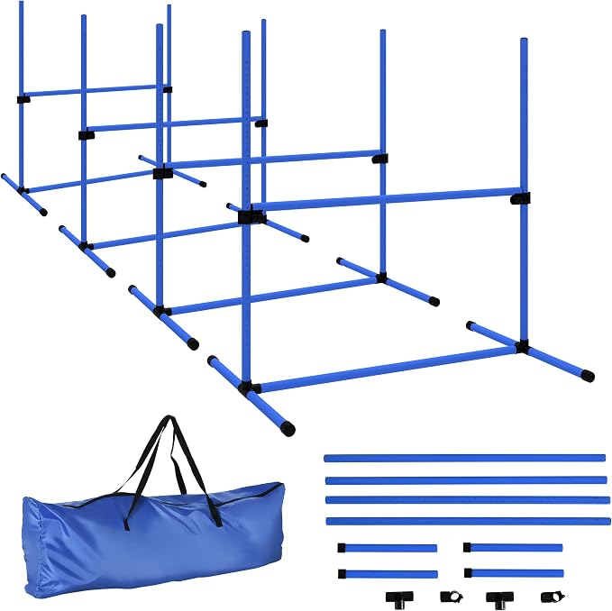 PawHut 4 Piece Dog Agility Training Equipment by PawHut