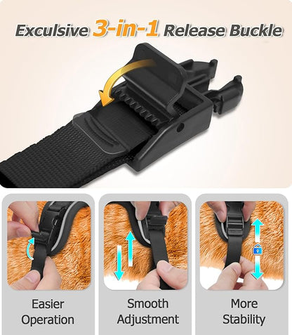 Halypet Cat Harness and Leash Set Escape Proof Adjustable Cat Leash Comfortable - Image 3