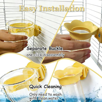 6 PCS Bird Cage Feeder for Vegetable Millet Holder Cage Accessories - Image 4