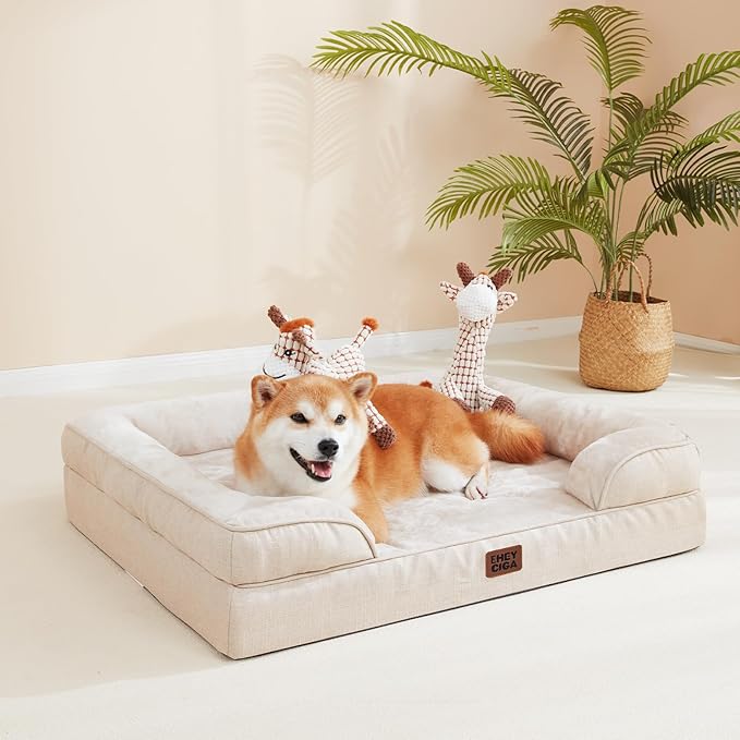 EHEYCIGA Orthopedic Dog Beds for Extra Large Dogs, Waterproof Memory Foam XL - Image 8