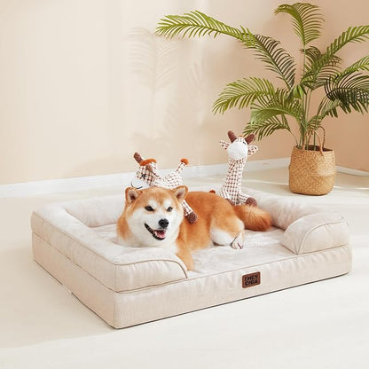 EHEYCIGA Orthopedic Dog Beds for Extra Large Dogs, Waterproof Memory Foam XL - Image 8