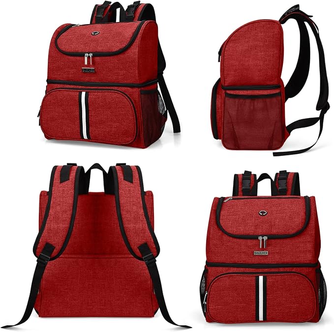 BAGLHER Pet Travel Bag, Double-Layer Pet Supplies Backpack, Pet Travel Backpack - Image 2