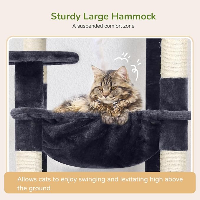 Globlazer Cat Tree Tower with Scratching Post - Image 4