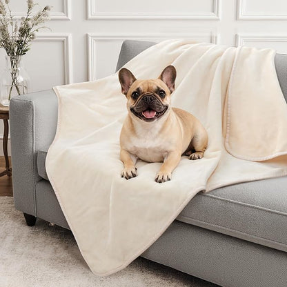 LOOBANI Waterproof Dog Blanket for Couch: Spill-Proof Puppy Blankets for Small by LOOBANI