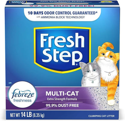 Fresh Step Clumping Cat Litter, 14 lbs - Image 10