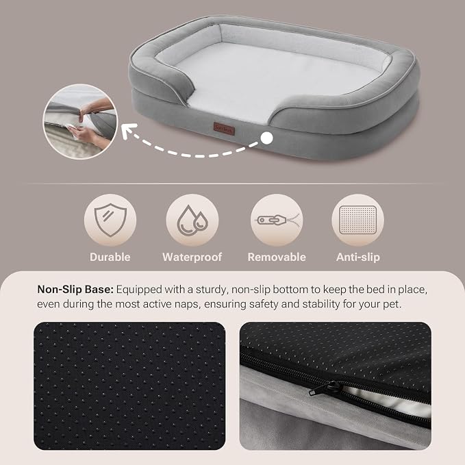 Soft Touch Orthopedic Dog Bed for Large Dogs - Image 6