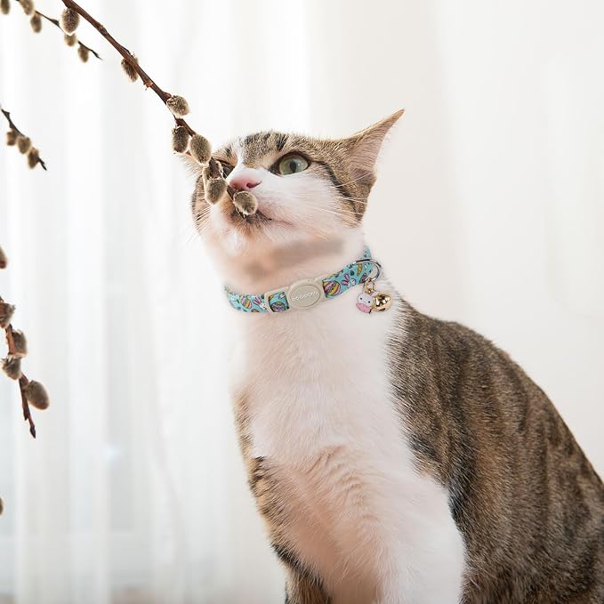 DOGWONG 2 Pack Easter Day Cat Collars, Breakaway - Image 5