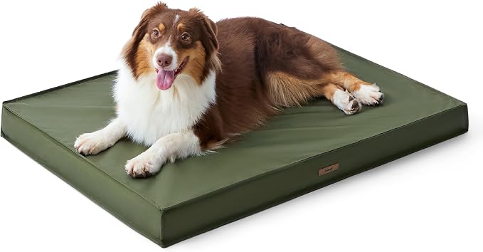 LE SURE Outdoor Waterproof Dog Bed Medium Size Dogs, Orthopedic Egg Crate Foam - Image 7