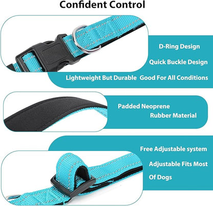 Reflective Dog Collar Padded - Image 4