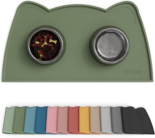 OHMO - Cat Food Mat, Silicone Pet Feeding Mat by OHMO